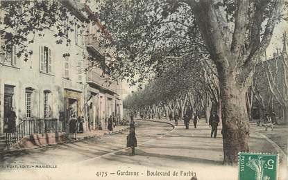 / CPA FRANCE FRANCE 13 "Gardanne, Boulevard de Forbin"