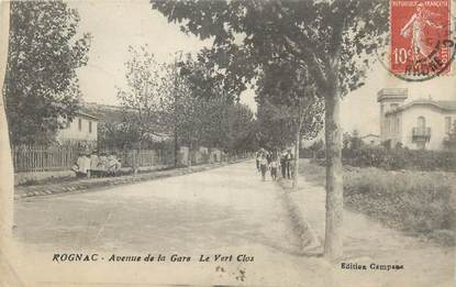 CPA FRANCE 13 " Rognac, Avenue de la Gare, Le Vert Clos"