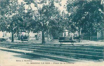 CPA FRANCE 13 " Rognac le Bas, Place de la Liberté"