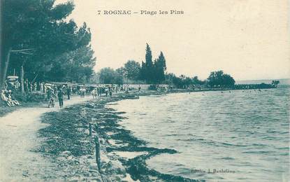 CPA FRANCE 13 " Rognac, Plage les Pins"