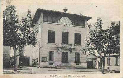 CPA FRANCE 13 " Rognac, La Mairie et les Ecoles"