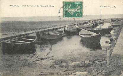 CPA FRANCE 13 " Rognac, Vue du Port et de l'Etang de Berre"