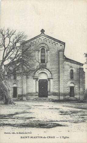 CPA FRANCE 13 "St Martin de Crau, L'église"