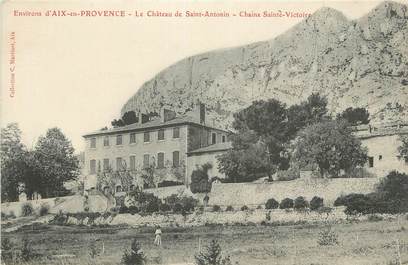 CPA FRANCE 13 "Saint Antonin, Le château et la Chaîne Ste Victoire"