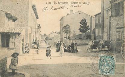 CPA FRANCE 13 "St Savournin, Entrée du village"