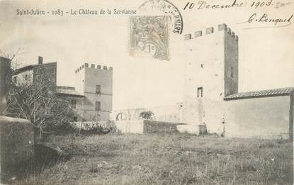 CPA FRANCE 13 "La Servianne, Le château"