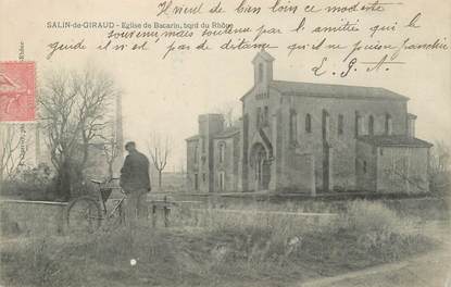 CPA FRANCE 13 " Salin de Giraud, Eglise de Bacarin"