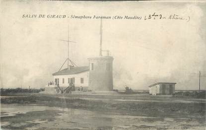 CPA FRANCE 13 " Salin de Giraud, Sémaphore Faraman"