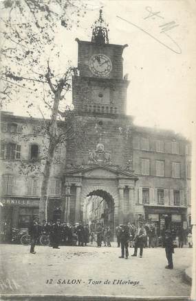 CPA FRANCE 13 " Salon, Tour de l'Horloge"