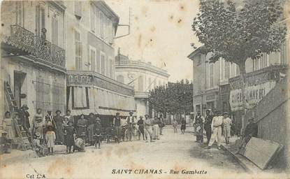 CPA FRANCE 13 " St Chamas, Rue Gambetta"