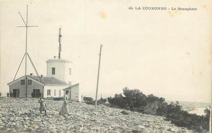 / CPA FRANCE FRANCE 13 "La Couronne, le semaphore"