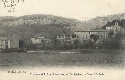 CPA FRANCE 13 " Près d'Aix, Le Tholonet vue générale"