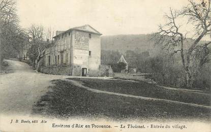 CPA FRANCE 13 " Le Tholonet , Entrée du village"