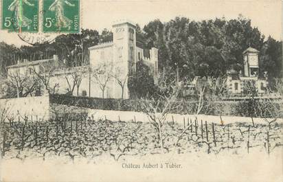 CPA FRANCE 13 " Tubier, Le Château Aubert"