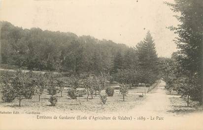 CPA FRANCE 13 " Environs de Gardanne, Le parc"