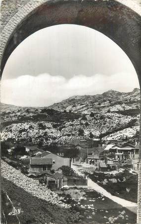 CPSM FRANCE 13 " La Vesse, Vue à travers une arche du viaduc"