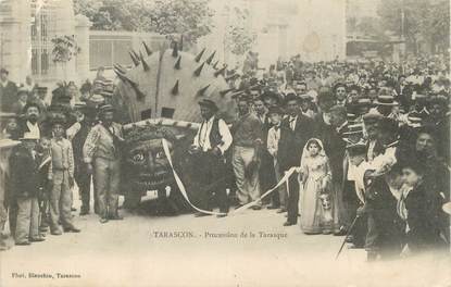 CPA FRANCE 13 " Tarascon, Procession de la Tarasque"