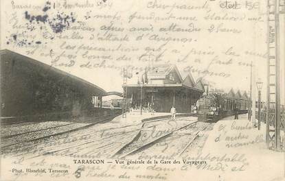 CPA FRANCE 13 " Tarascon, Vue générale de la gare des voyageurs"