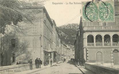 / CPA FRANCE 13 "Roquevaire, la rue Nationale"