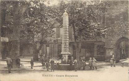 CPA FRANCE 13 " Trets, Cours Esquiros"