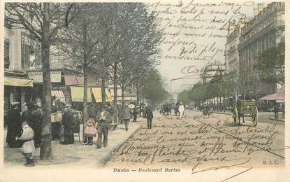 CPA FRANCE 75018 "Paris, Bld Barbès"