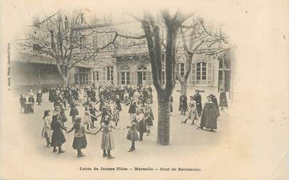 CPA FRANCE 13 " Marseille, Lycée de Jeune Filles "
