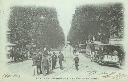 CPA FRANCE 13 " Marseille , Le Cours Belsunce"