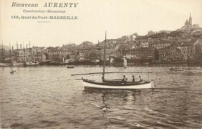 CPA FRANCE 13 " Marseille , Constructeur Mécanicien Bienvenu Aurenty "