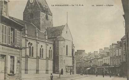 / CPA FRANCE 14 "Isigny, l'église"