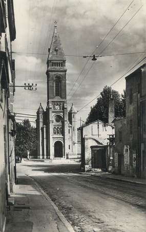 CPSM FRANCE 13 " Marseille, St Barnabé, L'église de la Rue Montaigne "
