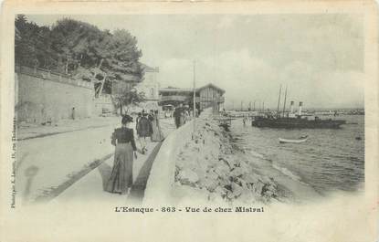 CPA FRANCE 13 " Marseille, L'Estaque, Vue de Chez Mistral"