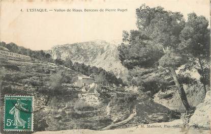 CPA FRANCE 13 " Marseille, L'Estaque, Vallon de Riaux"