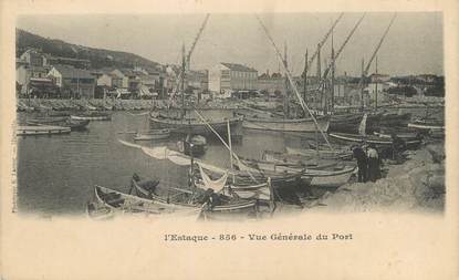 CPA FRANCE 13 " Marseille, L'Estaque, Vue générale du port"