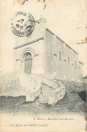 CPA FRANCE 13 " Le Petit Canet, L'église"