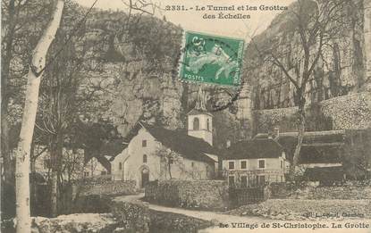 CPA FRANCE 73 " St Christophe la Grotte, Le Tunnel et les Grottes des Echelles"