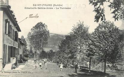 CPA FRANCE 73 " St Franc, La terrasse de L'Hôtellerie Ste Anne "