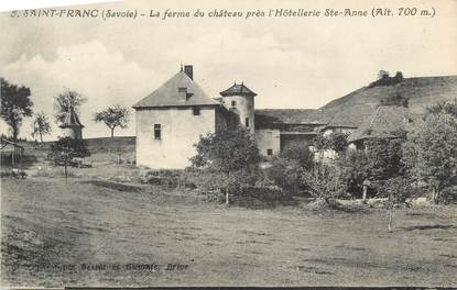 CPA FRANCE 73 " St Franc, La ferme du château "