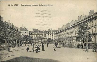 CPA FRANCE 44 "Nantes, Cours Cambronne "