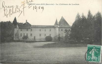 CPA FRANCE 73 " Grésy sur Aix, Le Château des Loches"