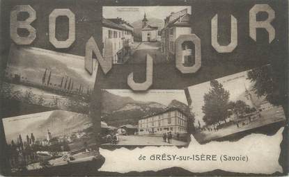 CPA FRANCE 73 " Grésy sur Isère, Vues"