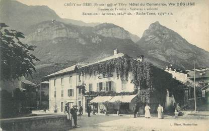 CPA FRANCE 73 " Grésy sur Isère, Hôtel du Commerce"