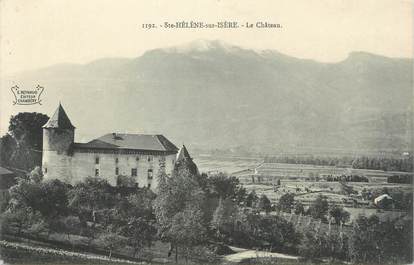 CPA FRANCE 73 " Ste Hélène sur Isère, Le château"