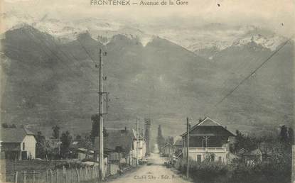 CPA FRANCE 73 " Frontenex, Avenue de la Gare"