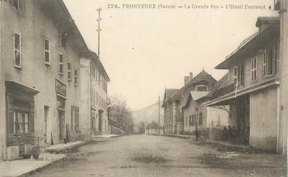 CPA FRANCE 73 " Frontenex, La Grande Rue, l'Hôtel Fontanet"