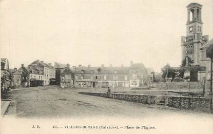 / CPA FRANCE 14 "Villers Bocage, place de l'église"