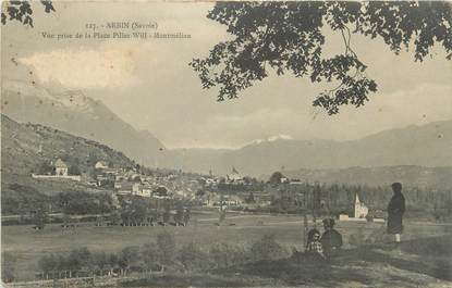 CPA FRANCE 73 " Arbin, Vue prise de la Place Pillet Will"