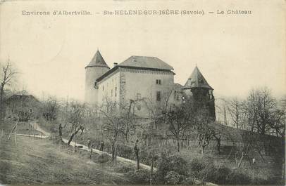 CPA FRANCE 73 " St Hélène sur Isère, Le château"