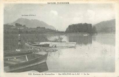 CPA FRANCE 73 " St Hélène du Lac, Le lac"