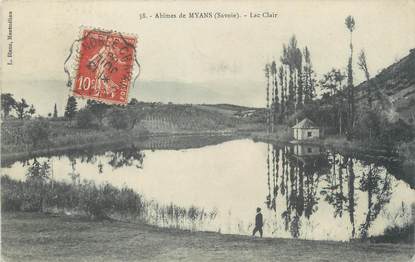 CPA FRANCE 73 " Myans, Le lac clair"