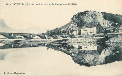 CPA FRANCE 73 " Montmélian, Vue prise de la Rive Gauche de l'Isère"